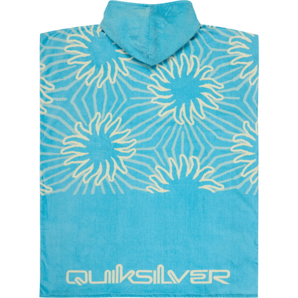 2026 Quiksilver Hættetrøje Poncho Håndklæde AQYAA03233 - Aqua Ocean Mayhem